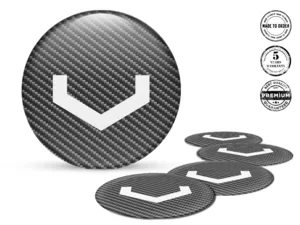 Vossen Radaufkleber Ausgabe Luxusgewölbte Logos